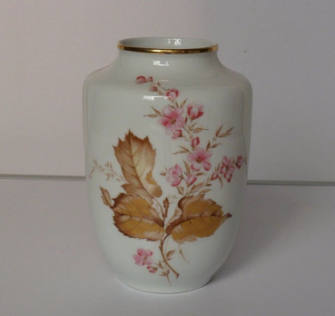 Vintage Vase Dekor " Blätter" Jaeger & Co Porzellan